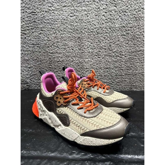 NWOB Flower Mountain Kotetsu Lace Up Sneakers Multicolor FM36015 Mens Size 8 US